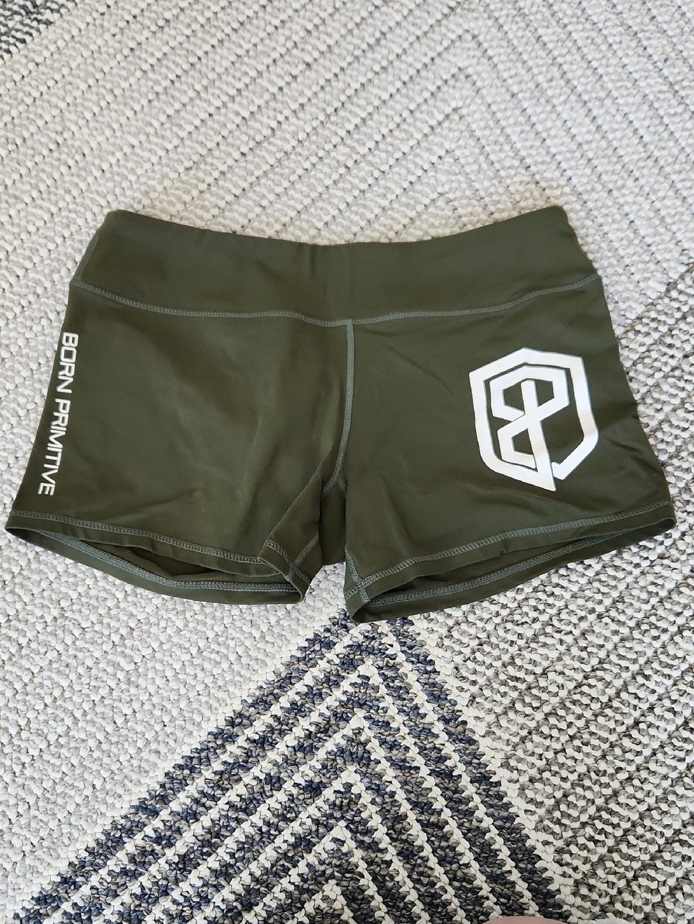 Born Primitive Women's Olive Performance Shorts